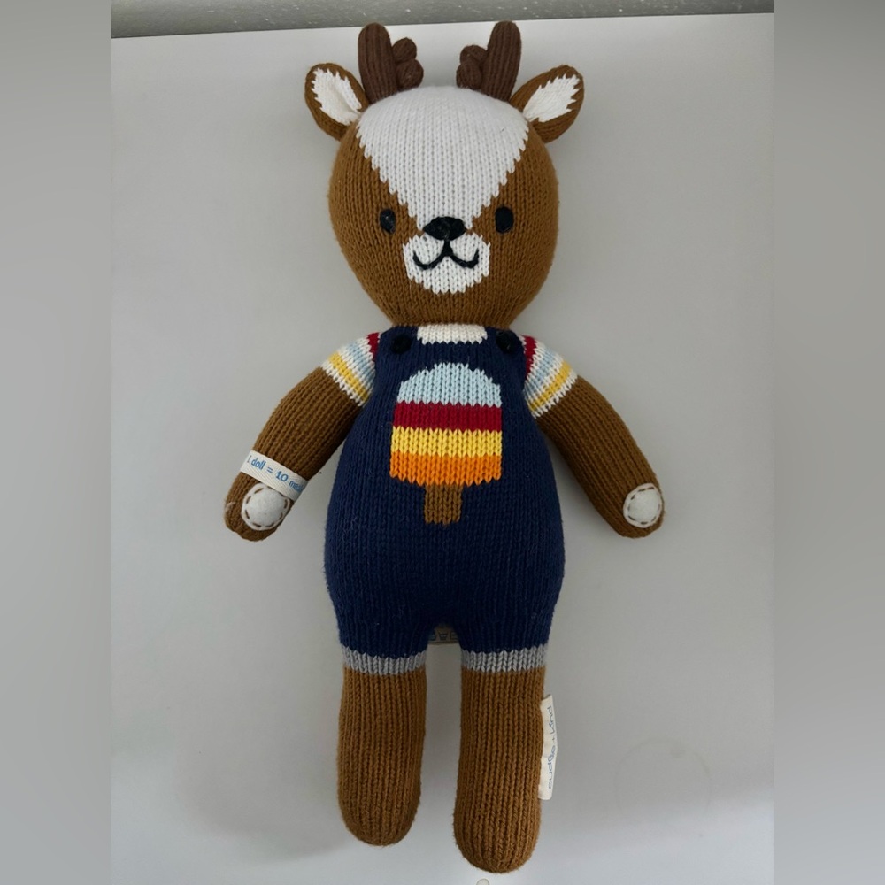 Cuddle + Kind Scout the Deer Doll Plush Size Little - 13 Inches - Picture 2 of 8